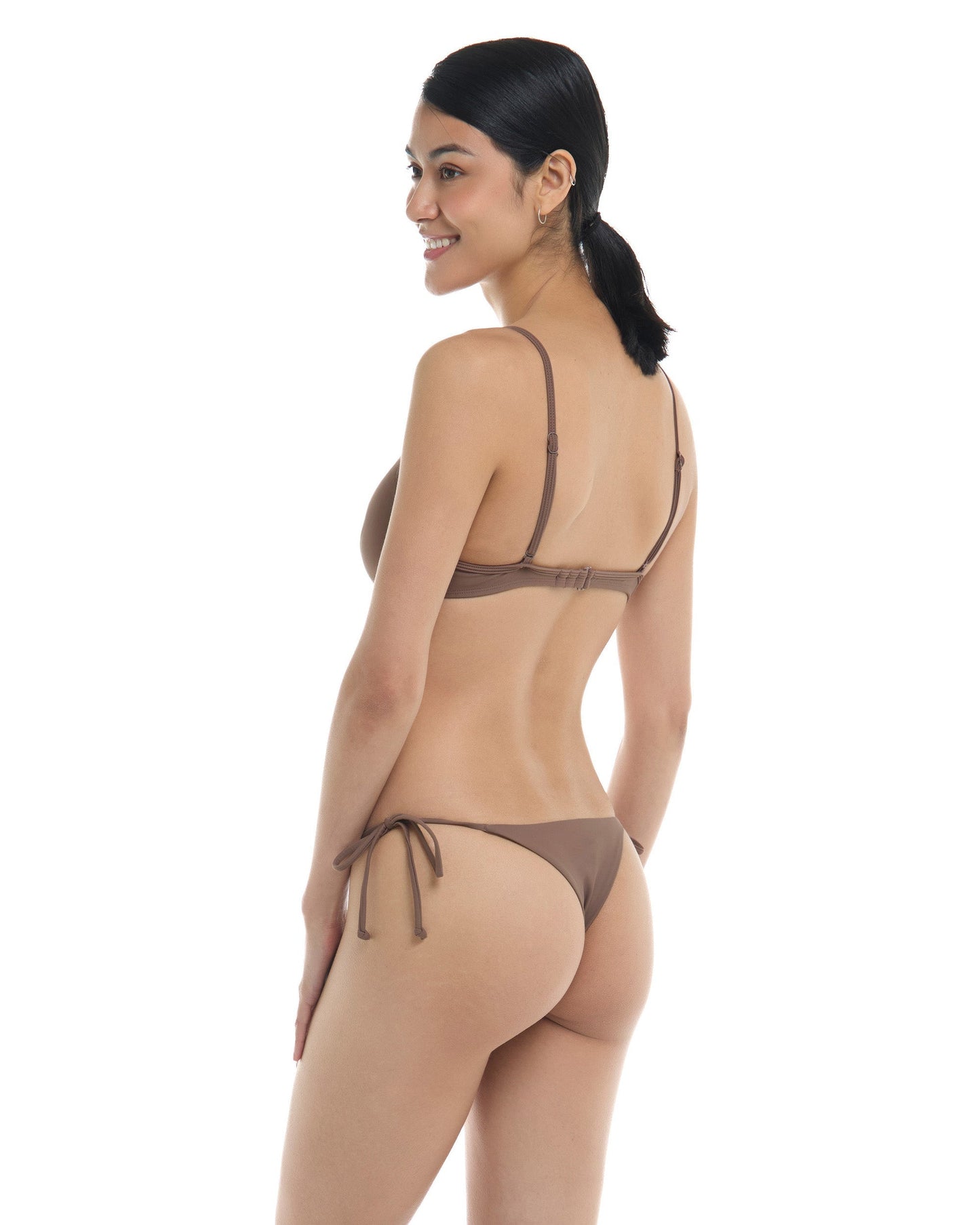 Smoothies Blair Low Rise Bikini Bottom - Latte