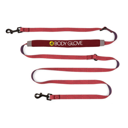 Beach Walk Convertible Pet Leash - Burgundy