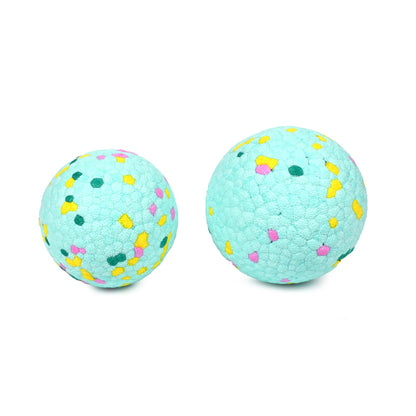 Tough Ball 3 Pack Large  - Teal Confetti