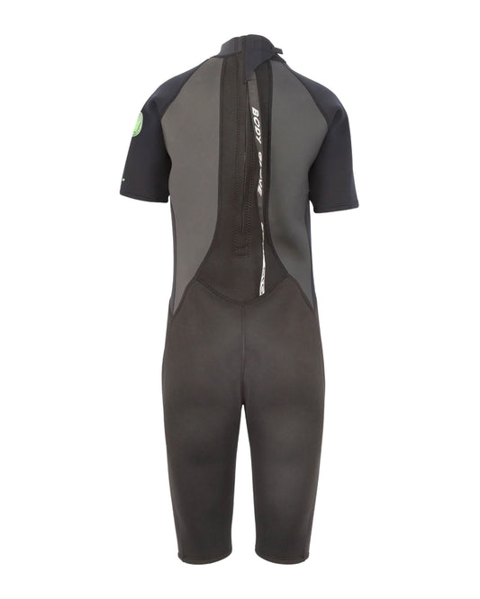 Junior Pro 3 Back Zip Springsuit 2/1mm - Black