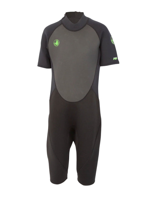 Junior Pro 3 Back Zip Springsuit 2/1mm - Black