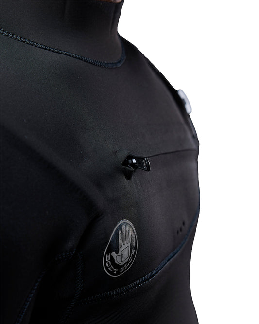 Men's Gold Cell 4/3mm Slant Zip Fullsuit - Black