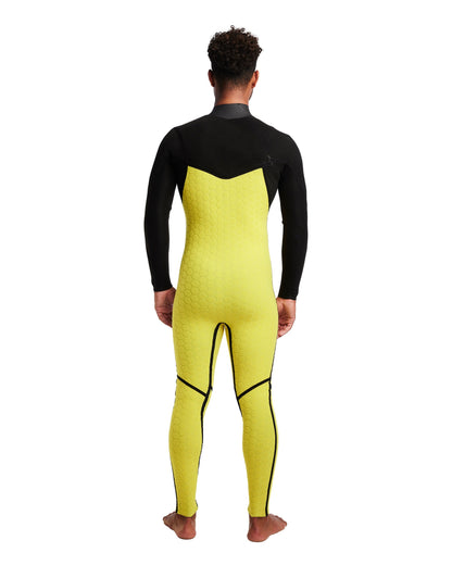 Men's Gold Cell 2/2mm Slant Zip Fullsuit - Black
