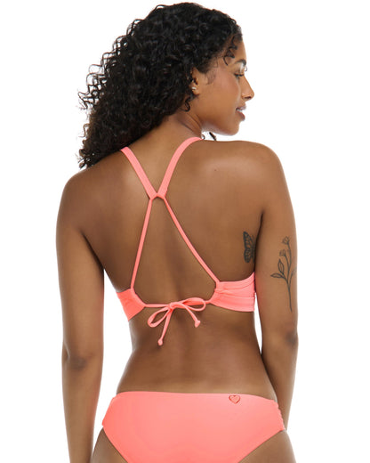 Smoothies Drew D-F Cup Swim Top - Coral