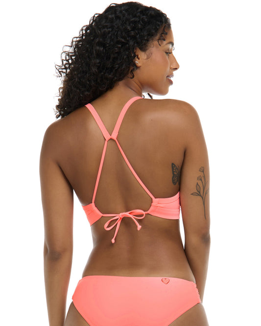 Smoothies Drew D-F Cup Swim Top - Coral