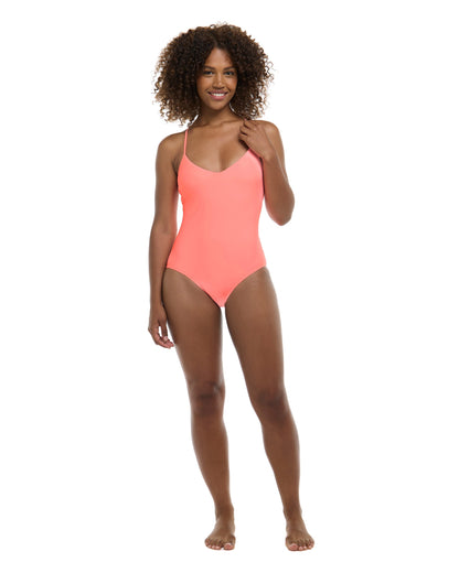 Smoothies Sandbar One-Piece Tank - Coral