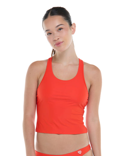 Smoothies Reva Crop Top - Poppy