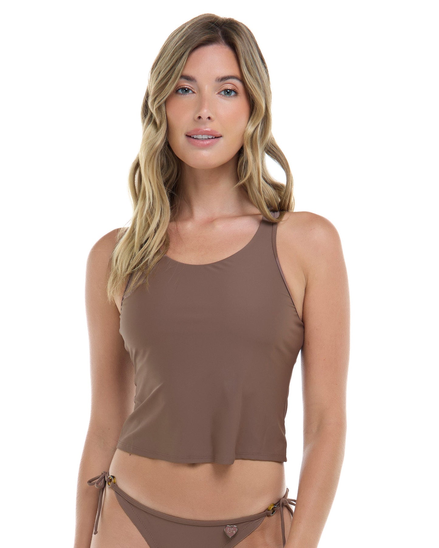 Smoothies Reva Crop Top - Latte