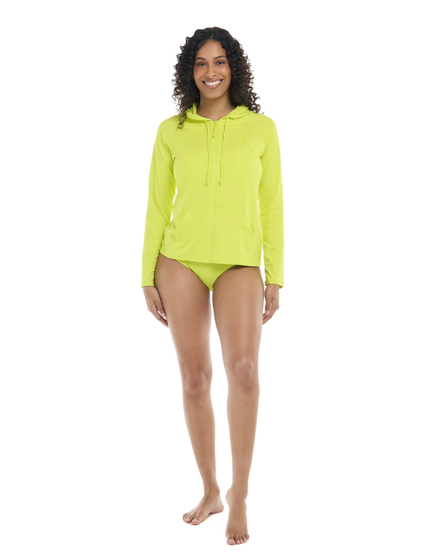 Smoothies Barbara Hoodie Rashguard - Key Lime