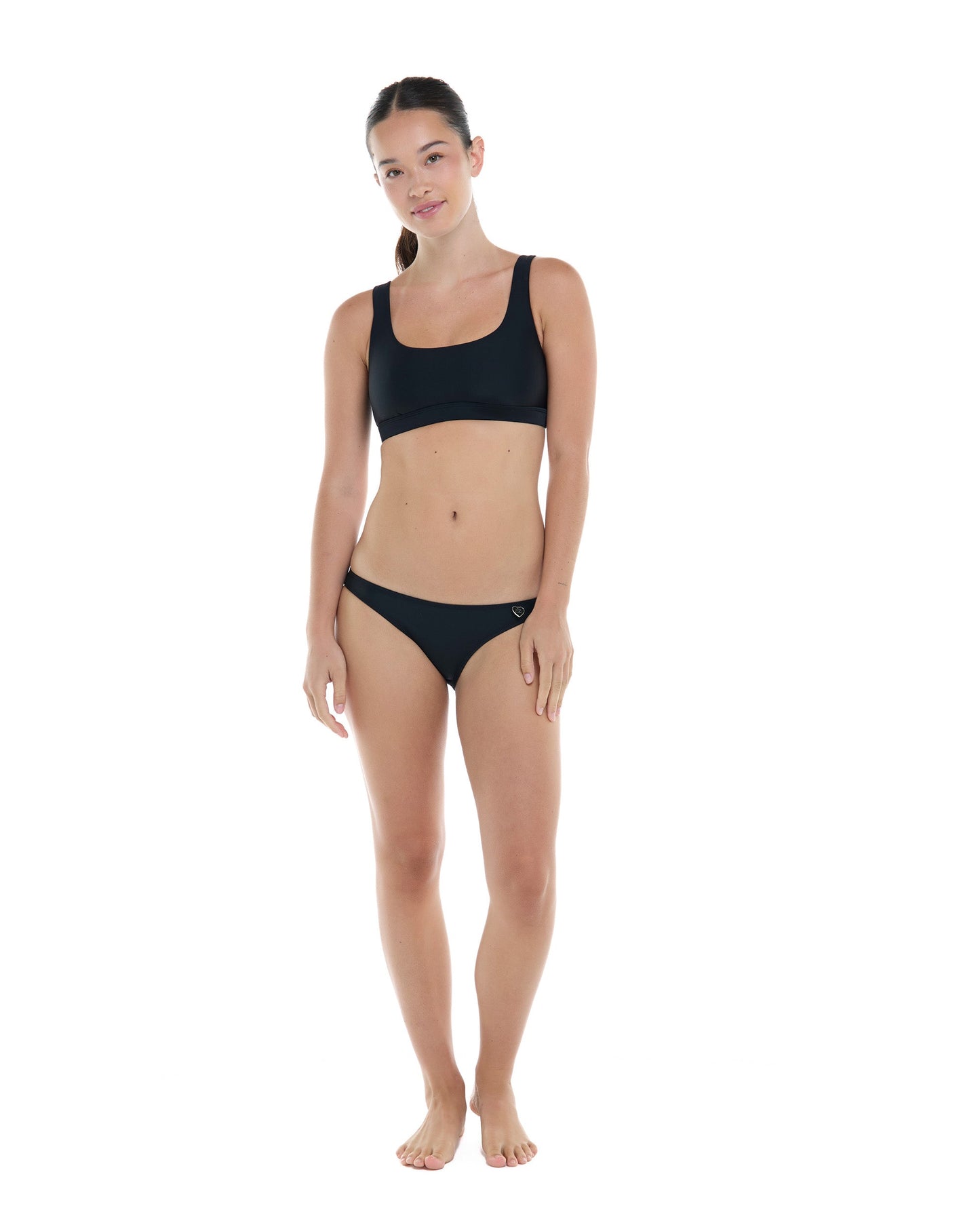 Smoothies Star Cross-Over Sports Bra - Black