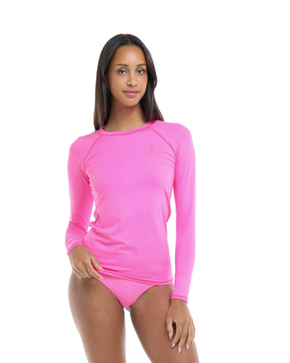 Smoothies Sleek Long Sleeve Rashguard - Sugar Plum