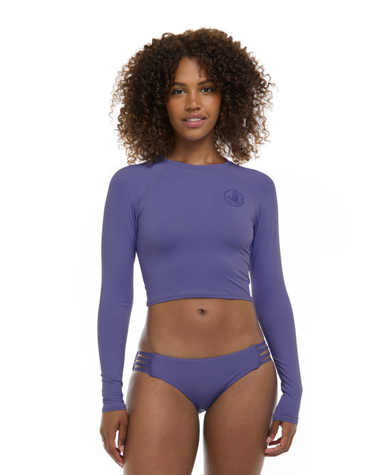 Smoothies Let It Be Crop Rashguard - Iris