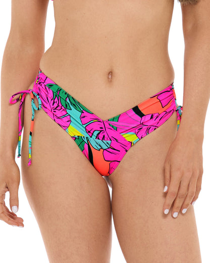 Tulum Nola Low Rise Bikini Bottom - Bubble Gum