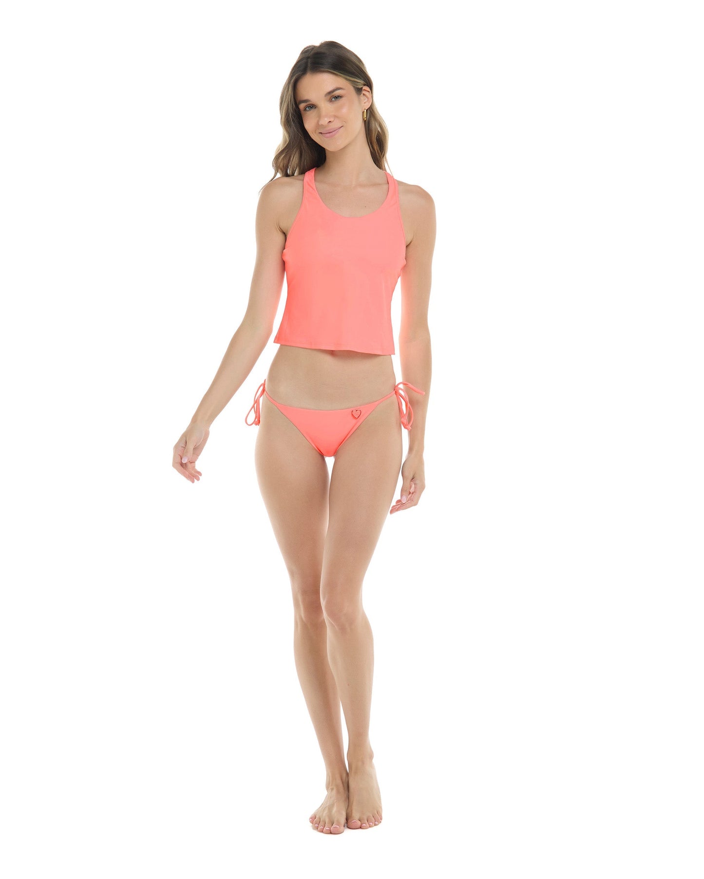 Smoothies Reva Crop Top - Coral