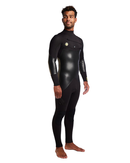 Men's 5370 3/2mm Chest Zip Fullsuit - Black