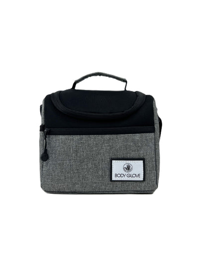 Zip Top Lunch Tote  - Grey