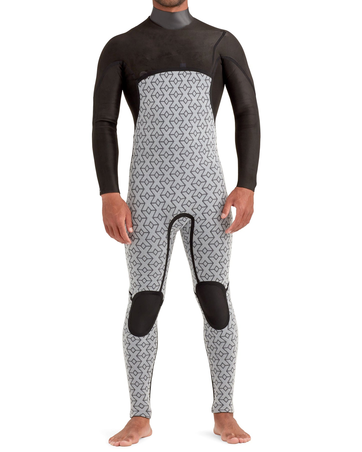 Variant 4/3mm Men's Chest-Zip Fullsuit - Black