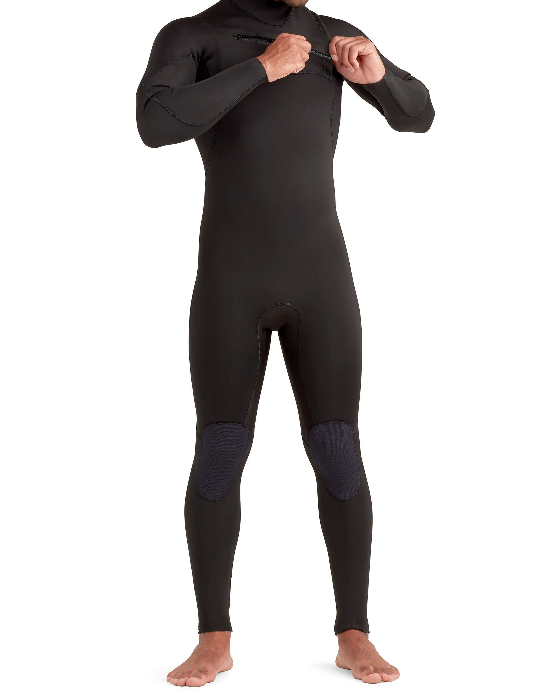 Variant 3/2mm Men's Chest-Zip Fullsuit - Black