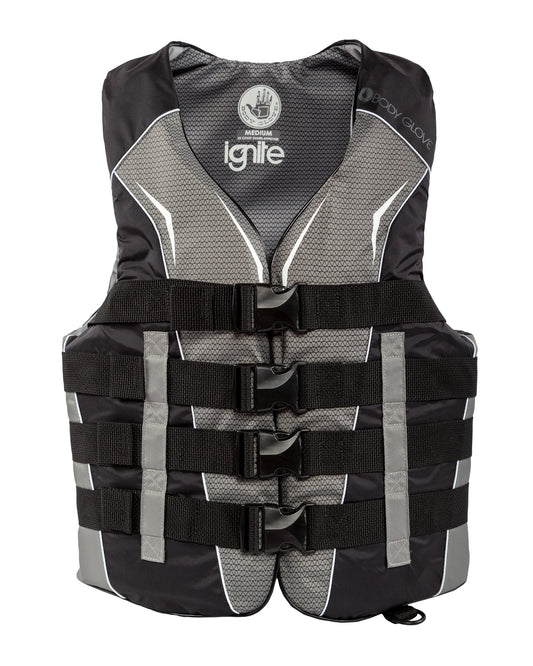 Ignite Type III Unisex Nylon USCGA PFD - Grey/Black