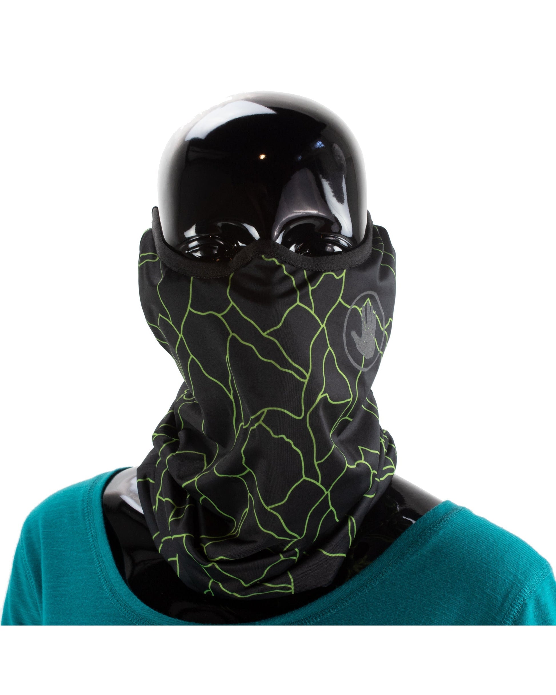 2-Pack Women's Cooling Gaiter Face Masks - LightBlue/Black